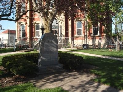 Wide View - - Adams County Veterans Memorial Marker image. Click for full size.