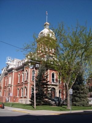 Other View - - Adams County Courthouse - - - Decatur, Indiana image. Click for full size.