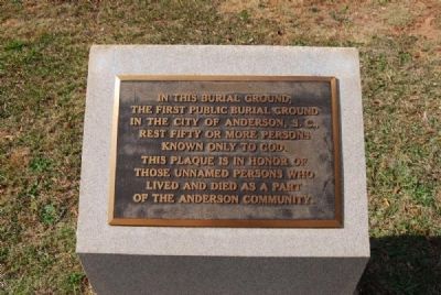 In This Burial Ground Marker image. Click for full size.