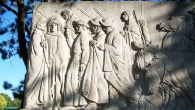 The Munn Pioneer Memorial Relief image. Click for full size.