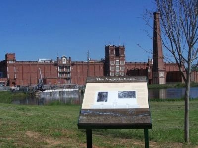 The Augusta Canal Marker. Click for full size. The Augusta Canal Marker image. Click for full size.