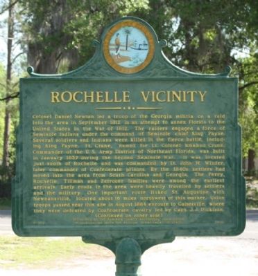 Rochelle Vicinity Marker image. Click for full size.
