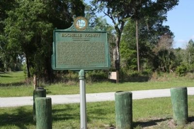 Rochelle Vicinity Marker. Click for full size. Rochelle Vicinity Marker image. Click for full size.