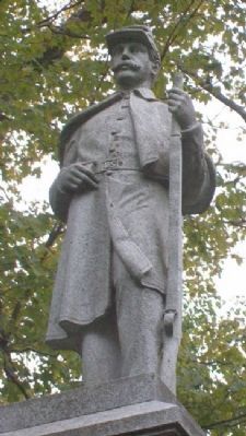 Civil War Soldiers and Sailors Memorial Statue image. Click for full size.