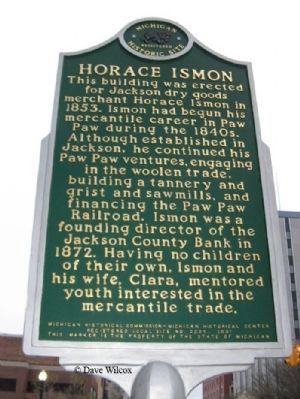 Horace Ismon Marker image. Click for full size.