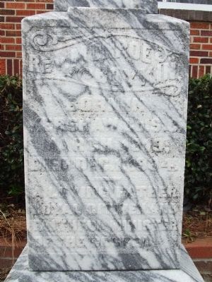 Monument in front of Mt. Moriah Baptist Church image. Click for full size.