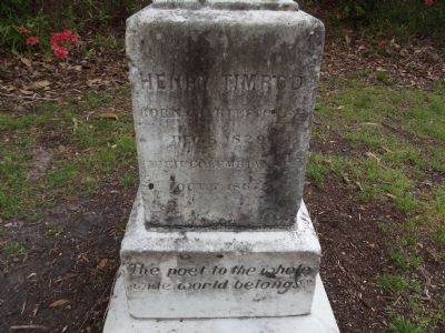 Monument to Henry Timrod image. Click for full size.