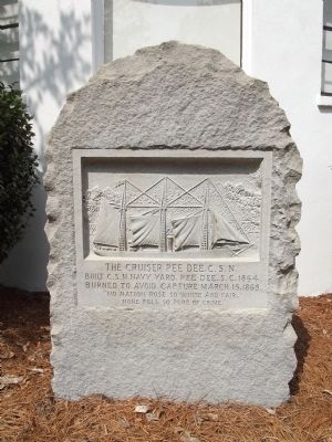 The Cruiser Pee Dee, C.S.N. Marker image. Click for full size.