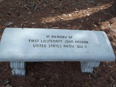 In memory of First Lieutenant John Kasaab United States Army WWII image. Click for full size.