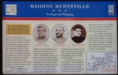 Raiding Huntsville Marker image. Click for full size.