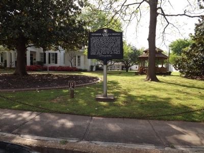 Governor George S. Houston Home Marker. Click for full size. Governor George S. Houston Home Marker image. Click for full size.