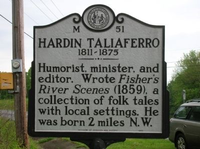Hardin Taliaferro Marker image. Click for full size.
