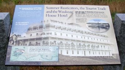 Summer Rusticators, the Tourist Trade and the Waukeag House Hotel Marker image. Click for full size.