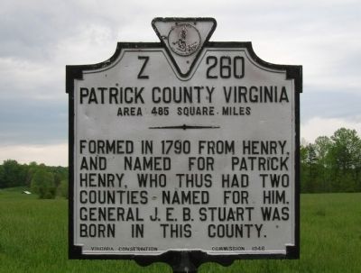 Patrick County Marker image. Click for full size.