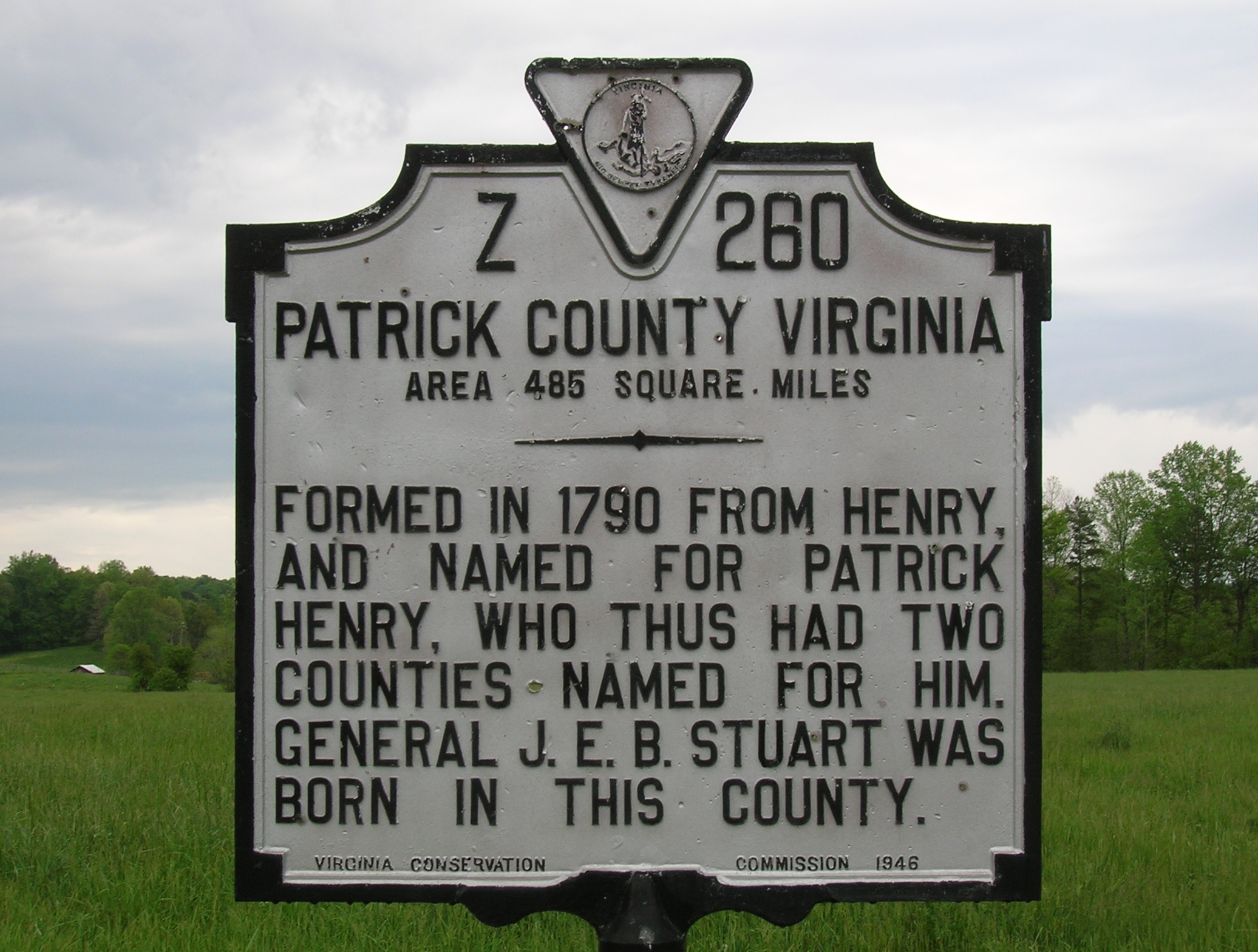 Patrick County Marker