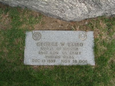 George W. Baird Marker image. Click for full size.