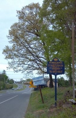 Newly Restored Pennsylvania Marker. Click for full size. Newly Restored Pennsylvania Marker image. Click for full size.
