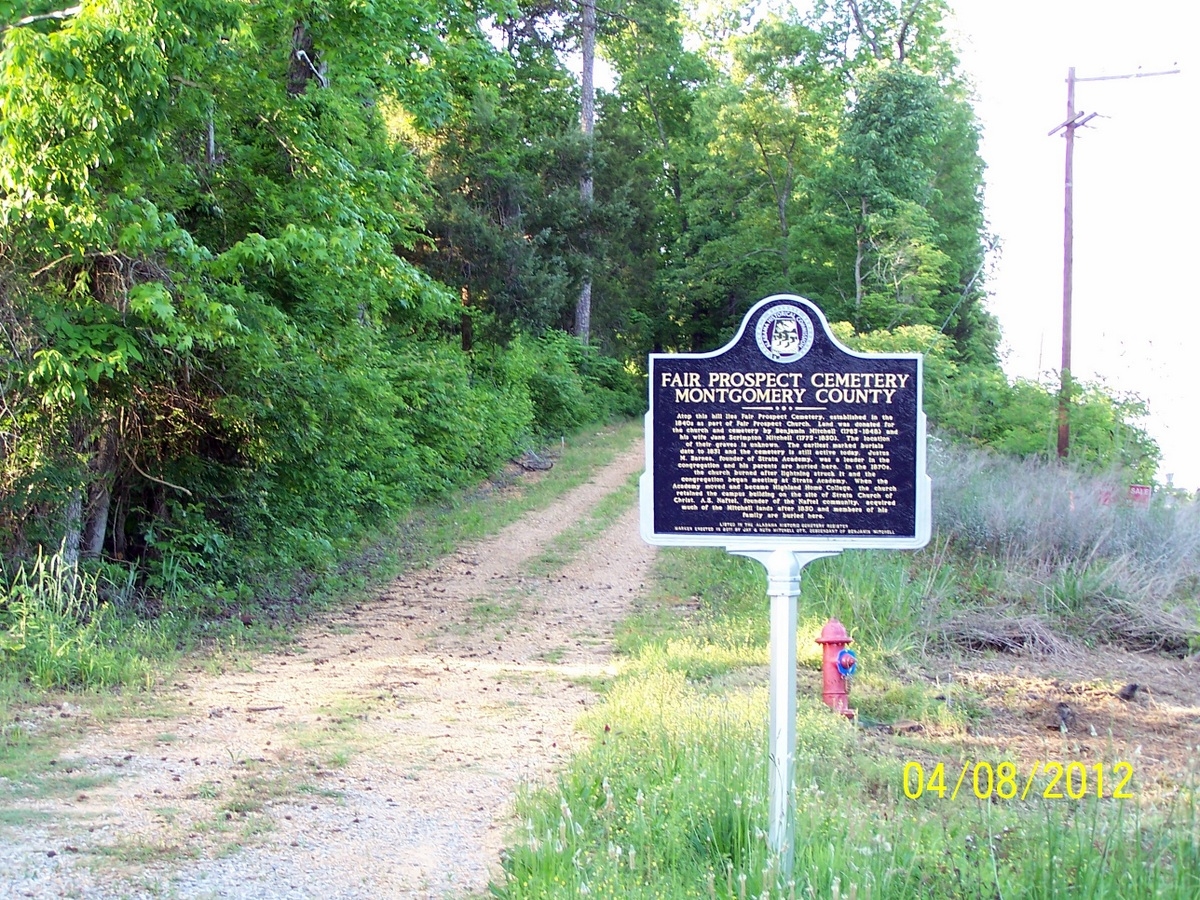 Fair Prospect Cemetery Montgomery County Marker