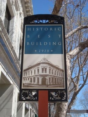 Historic Best Building Marker. Click for full size. Historic Best Building Marker image. Click for full size.
