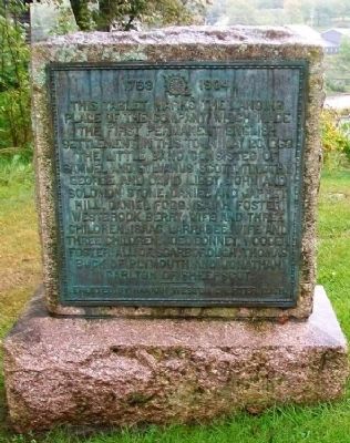 First Permanent English Settlement in Machias Bay Marker image. Click for full size.