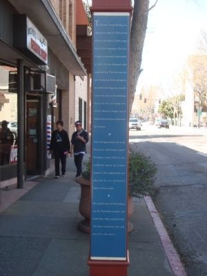 Masonic Temple Building Marker. Click for full size. Masonic Temple Building Marker image. Click for full size.