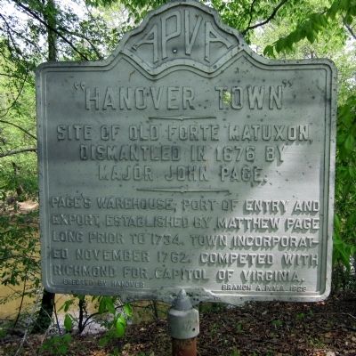 "Hanover Town" Marker image. Click for full size.