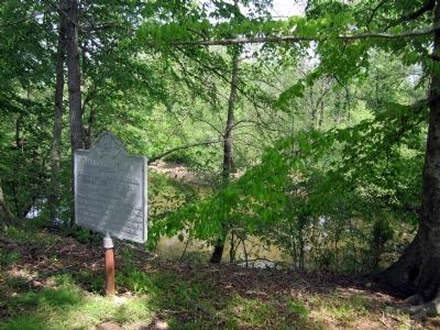 Site of Hanovertown on the Pamunkey River (private property) image. Click for full size.