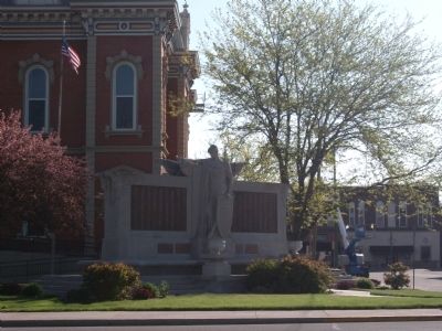 Full View - - Adams County Peace Monument - Honor Rolls Marker image. Click for full size.