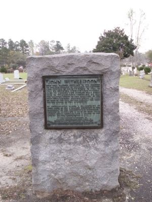 John Witherspoon Marker image. Click for full size.