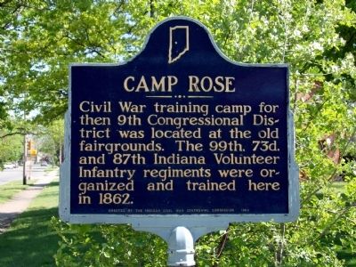 Camp Rose Marker. Click for full size. Camp Rose Marker image. Click for full size.