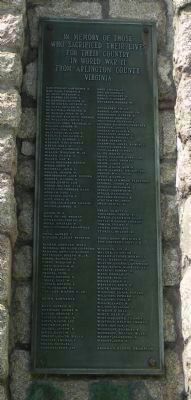 Arlington County War Memorial image. Click for full size.