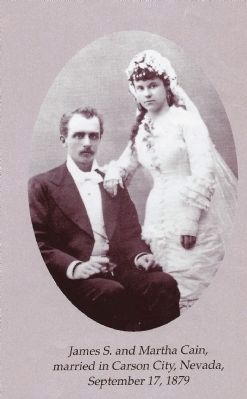 James Stuart & Martha Cain. Click for full size. James Stuart & Martha Cain image. Click for full size.