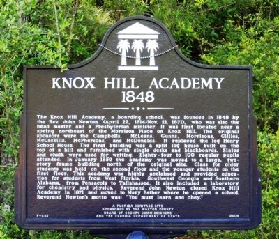Knox Hill Academy Marker image. Click for full size.