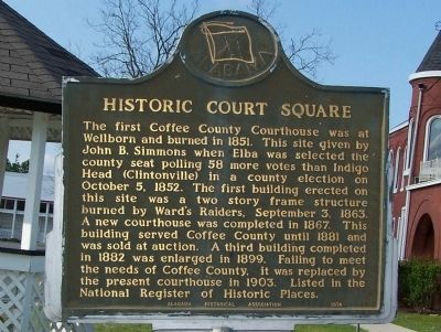 Historic Court Square Marker image. Click for full size.