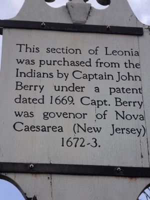 Leonia Patent Marker image. Click for full size.