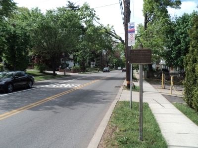 Marker on Grand Avenue. Click for full size. Marker on Grand Avenue image. Click for full size.