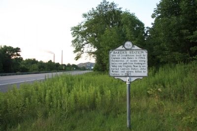Baker's Station Marker. Click for full size. Baker's Station Marker image. Click for full size.