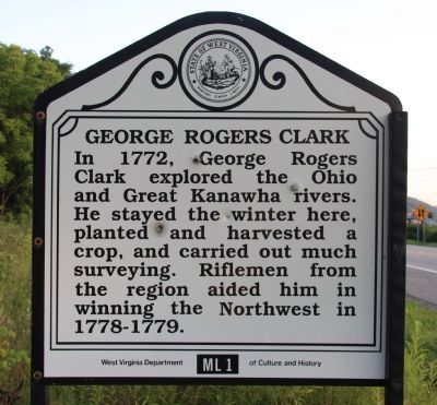 George Rogers Clark Marker. Click for full size. George Rogers Clark Marker image. Click for full size.