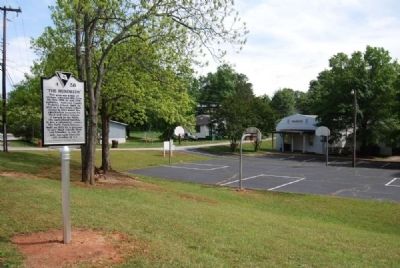 "The Hundreds" Marker<br>Pendleton Community Center. Click for full size. "The Hundreds" Marker<br>Pendleton Community Center image. Click for full size.