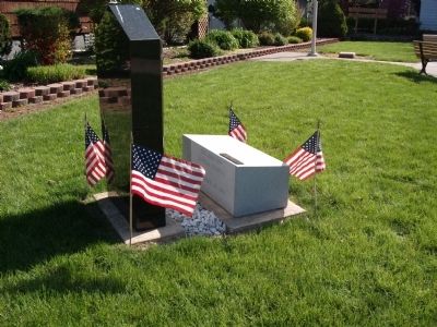 Profile View - - Wells County War on Terrorism Honor Roll Marker. Click for full size. Profile View - - Wells County War on Terrorism Honor Roll Marker image. Click for full size.