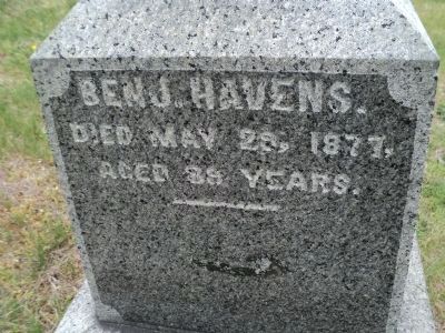 Benny Havens Grave Marker image. Click for full size.