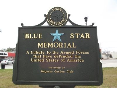 Wagener Memorial Monument Marker. Click for full size. Wagener Memorial Monument Marker image. Click for full size.