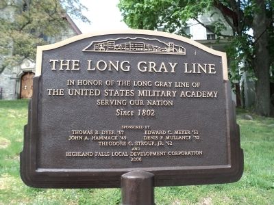The Long Gray Line Marker image. Click for full size.