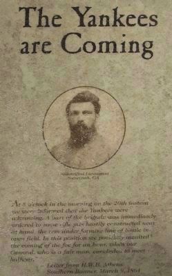 "The Yankees are Coming" Marker Picture included : Letter from H.W.B. Athens as mentioned above image. Click for full size.
