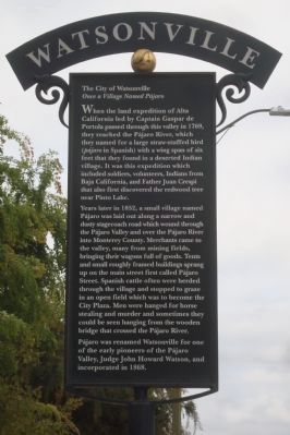 The City of Watsonville Marker image. Click for full size.