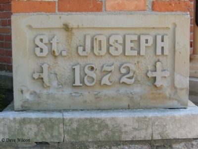 St. Joseph Catholic Church Cornerstone image. Click for full size.