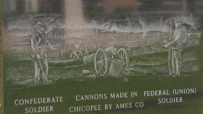 Chicopee Civil War Memorial detail. Click for full size. Chicopee Civil War Memorial detail image. Click for full size.
