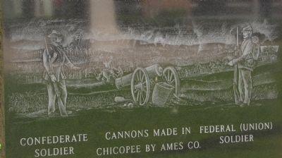 Chicopee Civil War Memorial detail image. Click for full size.