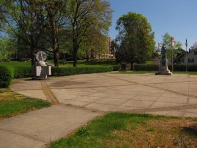 Chicopee Civil War Memorial Marker. Click for full size. Chicopee Civil War Memorial Marker image. Click for full size.