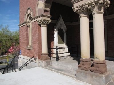 Chicopee Civil War Memorial tablet at City Hall. Click for full size. Chicopee Civil War Memorial tablet at City Hall image. Click for full size.